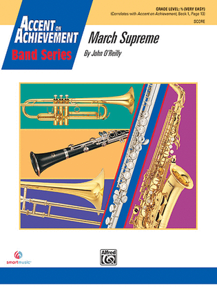 Book cover for March Supreme (Score only)