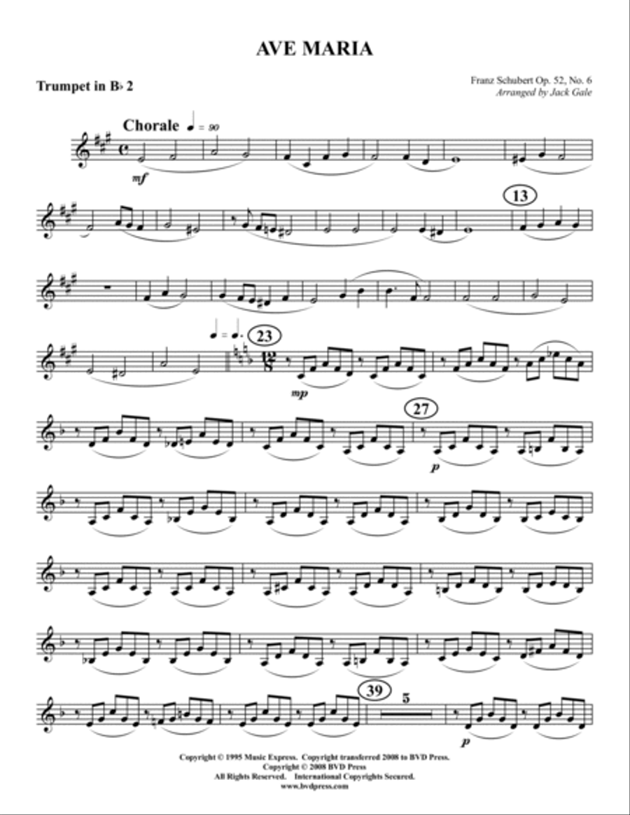 Ceremonial Music for Brass Quintet Brass Quintet scores gallery preview page 6
