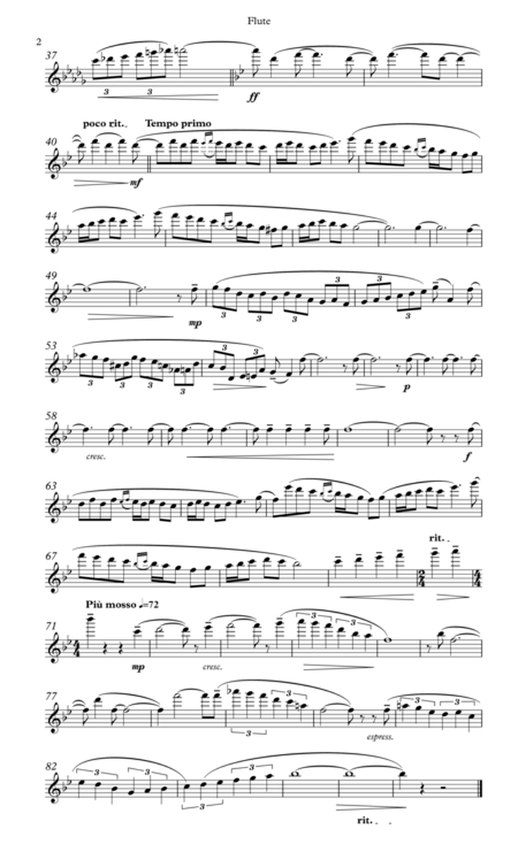 Hahn Romance for Flute & Piano image number null