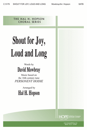 Book cover for Shout for Joy, Loud and Long
