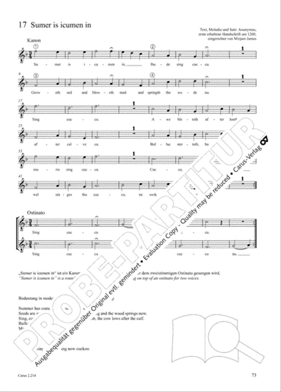 Choral Collection Folk Songs Choir scores gallery preview page 49