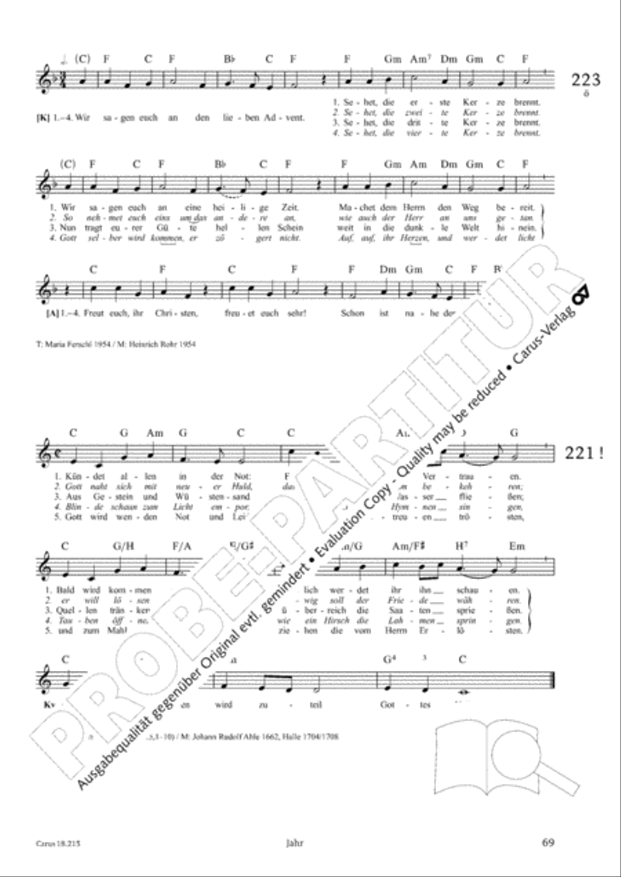 Gitarrenbuch zum Gotteslob Guitar scores gallery preview page 66