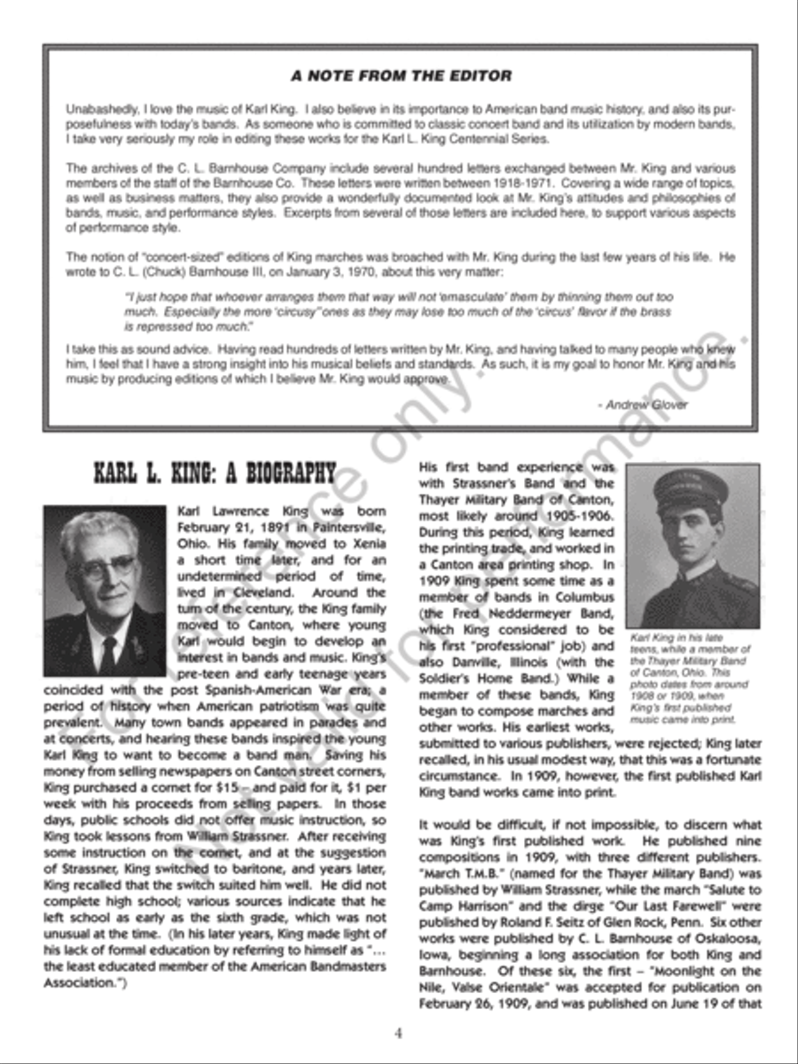 The Caravan Club Concert Band scores gallery preview page 5
