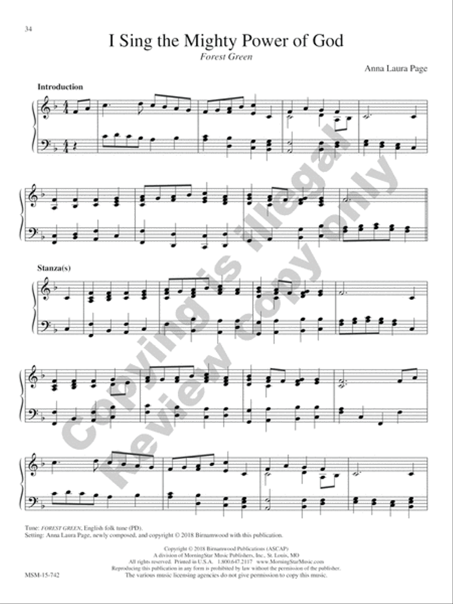 Hymn Enhancements for Piano Piano Solo scores gallery preview page 18
