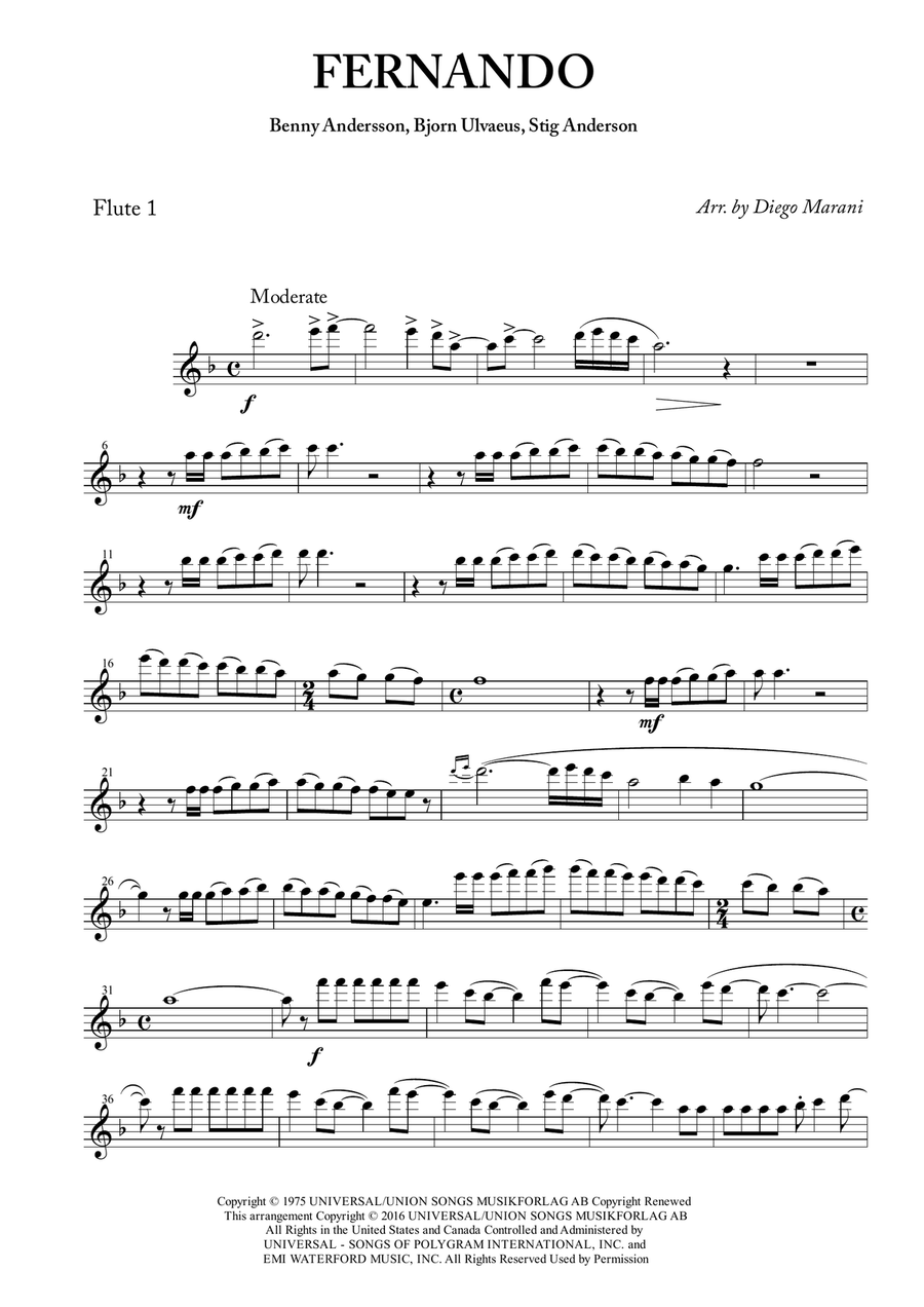Fernando Woodwind Quartet scores gallery preview page 1