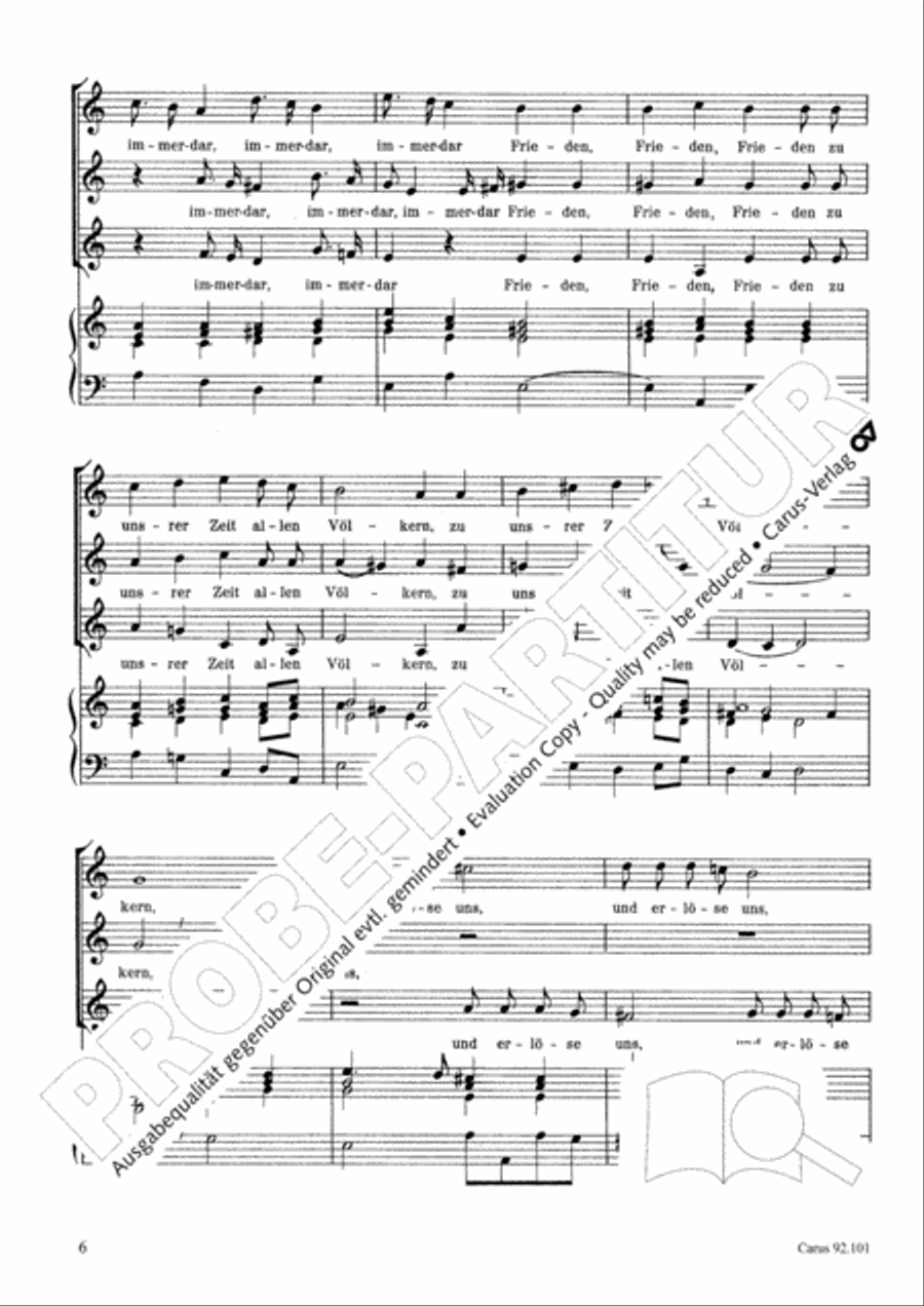 Der Herr gebe uns ein frohliches Herz SSA scores gallery preview page 7
