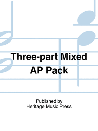 Book cover for Three-part Mixed CD Pack (2018)