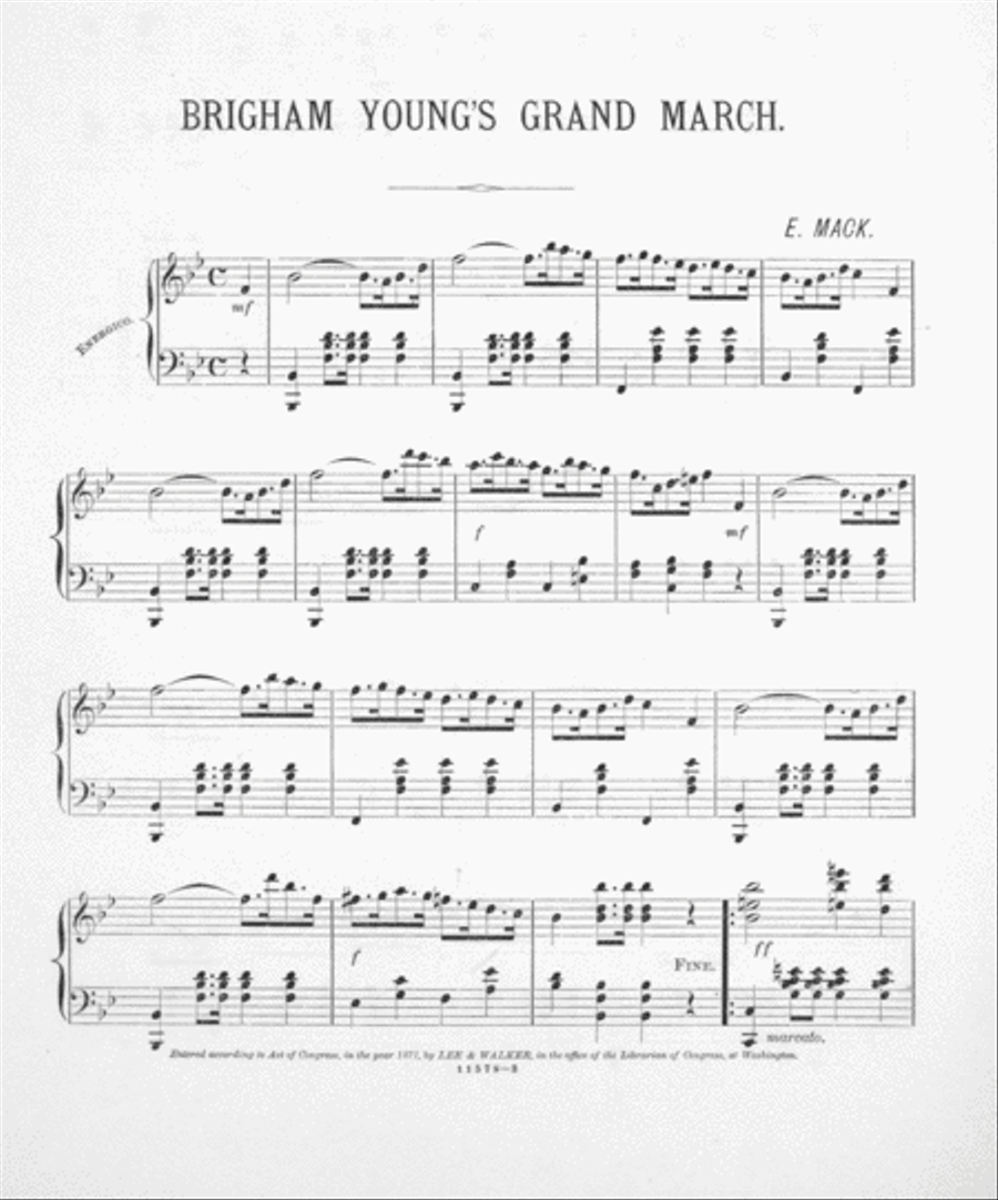 Brigham Young's grand marc Piano Solo scores gallery preview page 2