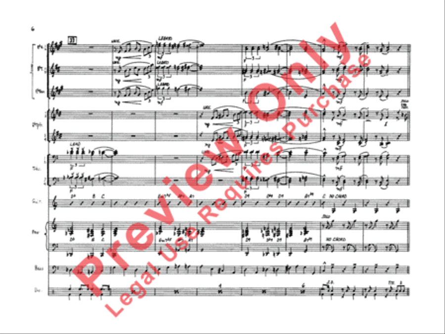 April in Paris Jazz Ensemble scores gallery preview page 7