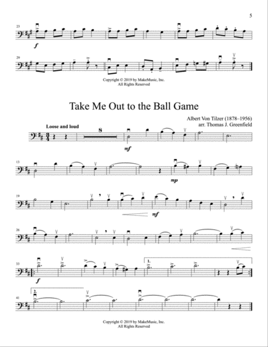 The Beginning Cello Soloist Small Ensemble scores gallery preview page 5