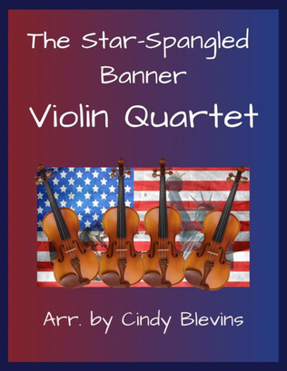 Book cover for The Star-Spangled Banner, Violin Quartet