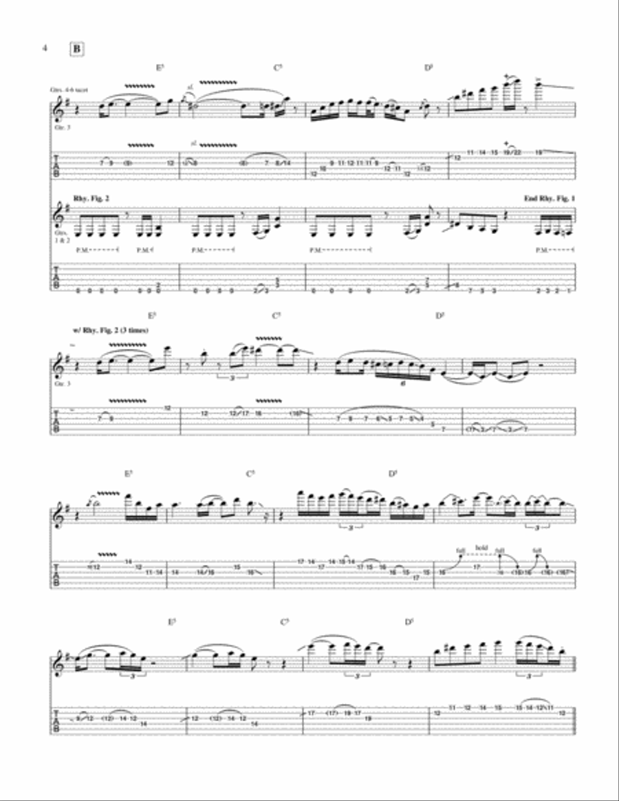 Neurosis Psychosis Electric Guitar scores gallery preview page 4