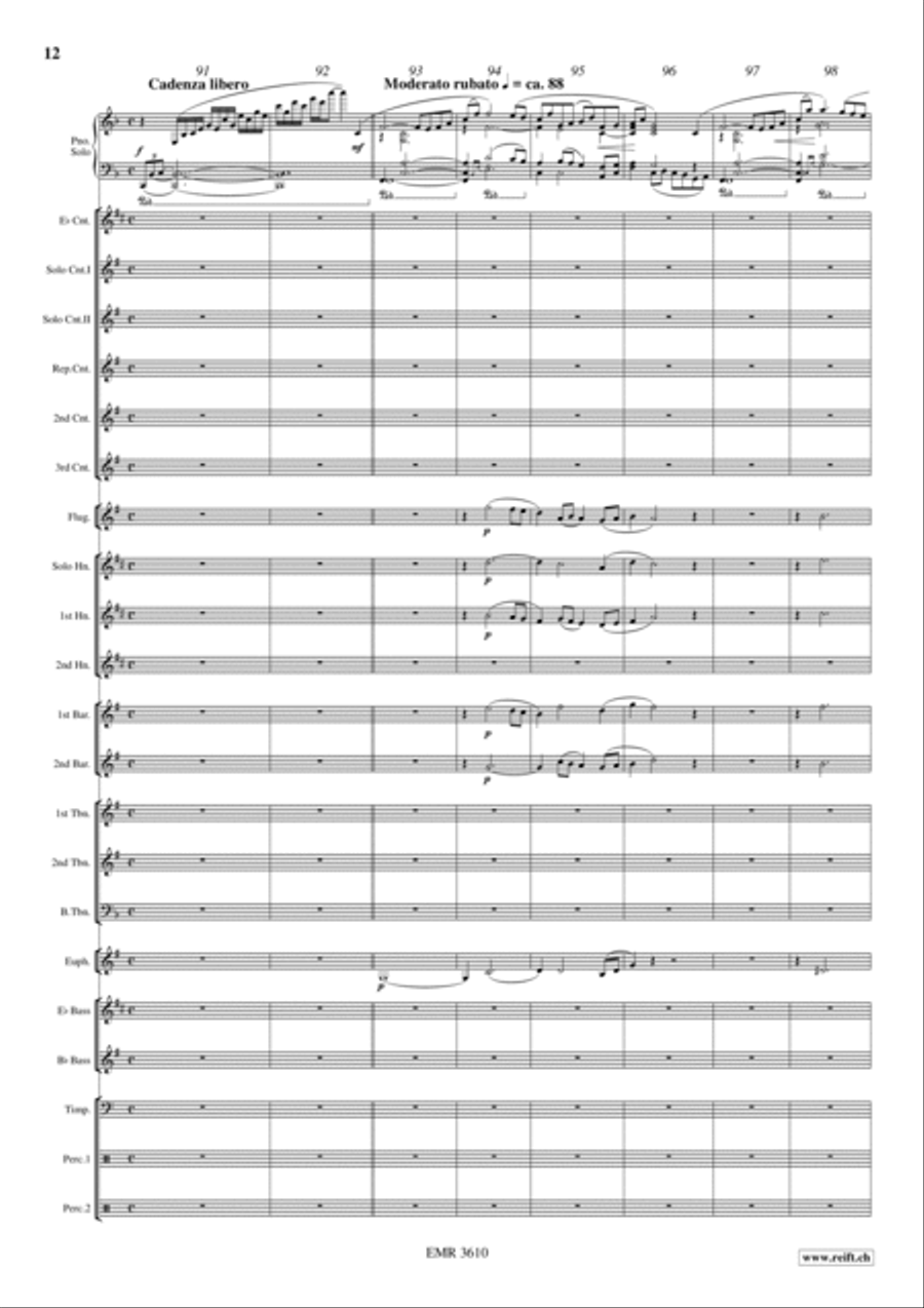 Concerto Fantastico Brass Band scores gallery preview page 13