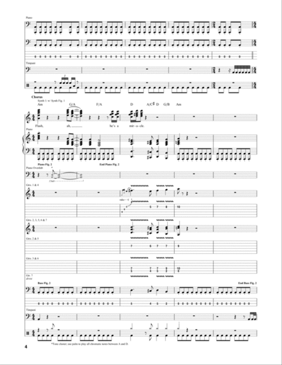 Flash's Theme Bass Voice scores gallery preview page 4