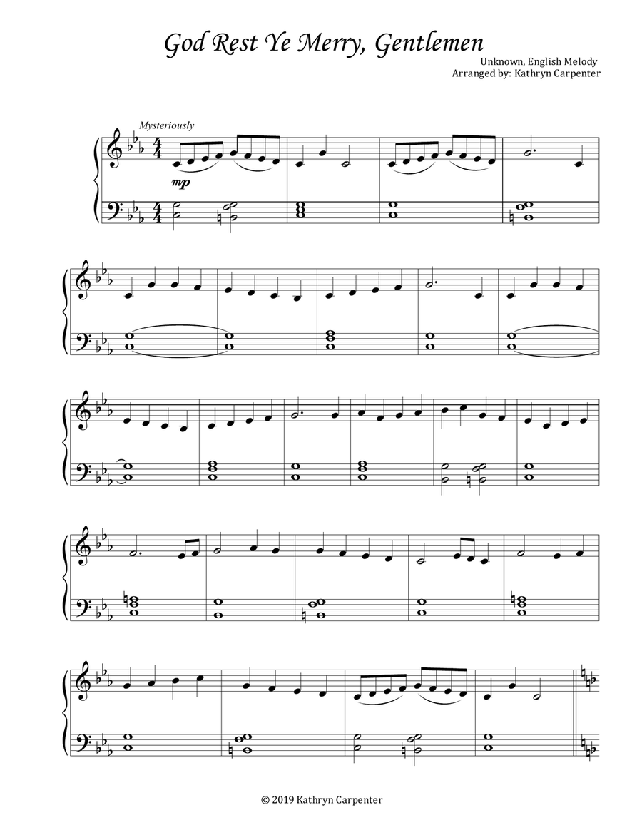 Christmas Piano for Everyone (Late Beginner, Intermediate, and Advanced) Piano Solo scores gallery preview page 2