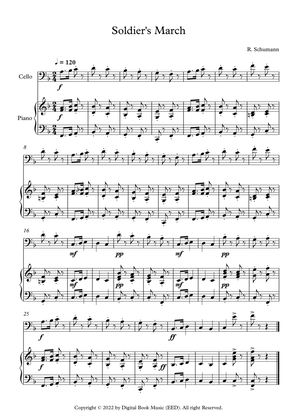 Soldier's March - Robert Schumann (Cello + Piano)