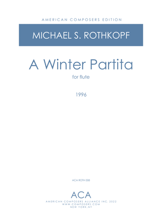 Book cover for [Rothkopf] A Winter Partita
