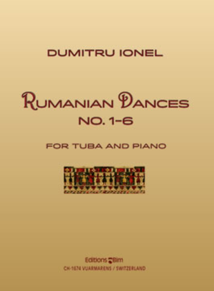 Book cover for Rumanian Dances No. 1 - 6