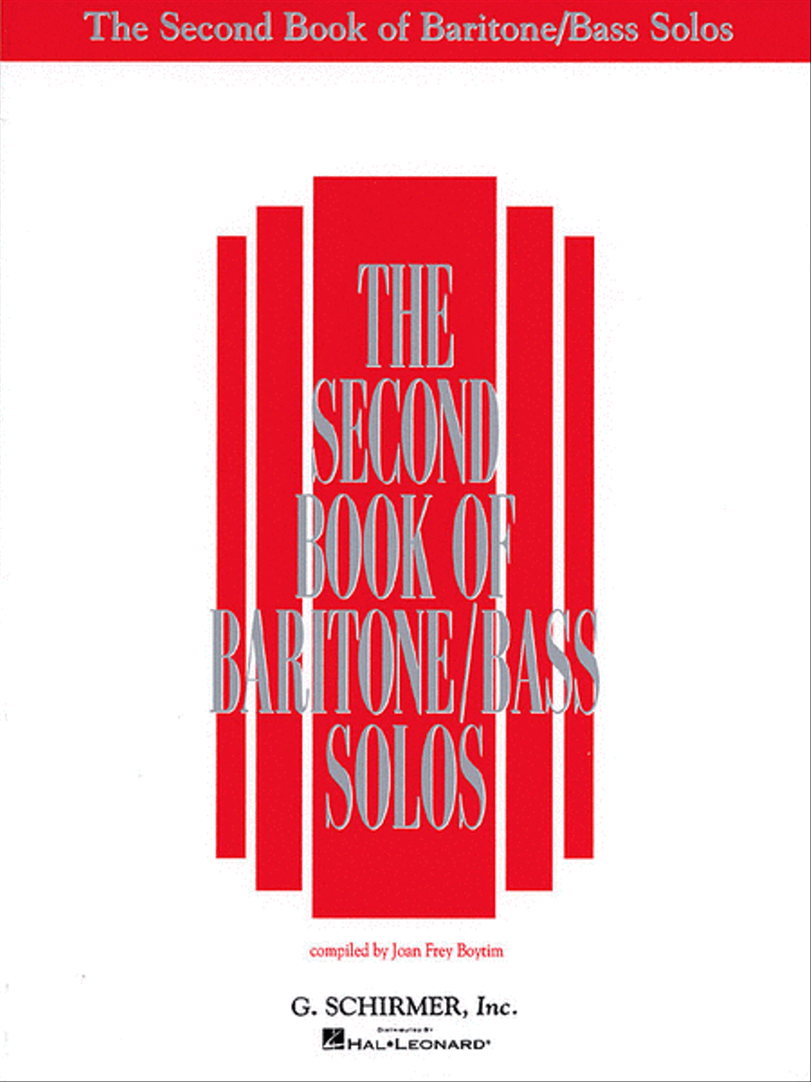 The Second Book of Baritone/Bass Solos Bass Voice scores gallery preview page 1