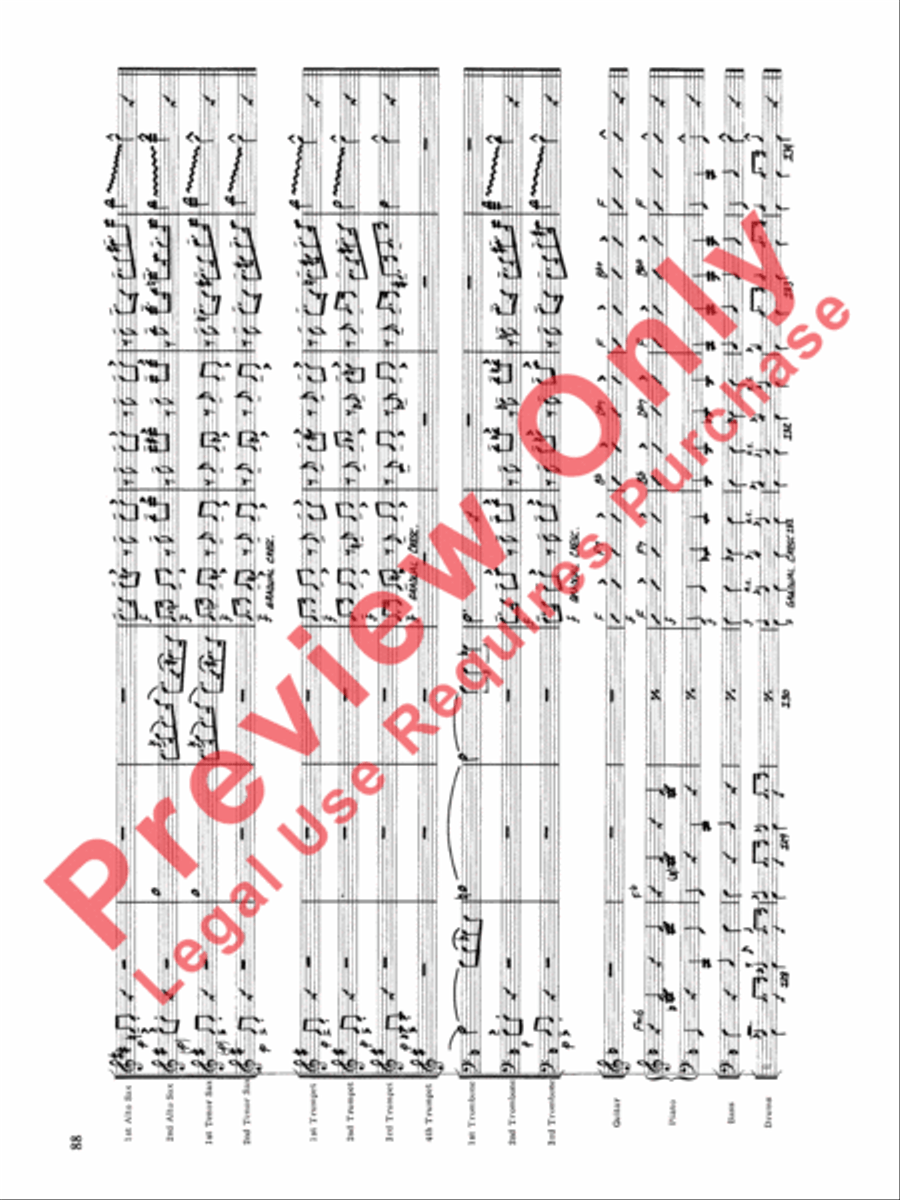 Original Big Band Sounds Big Band scores gallery preview page 89