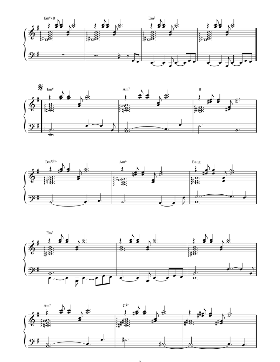 The Ipcress File Piano Solo scores gallery preview page 2