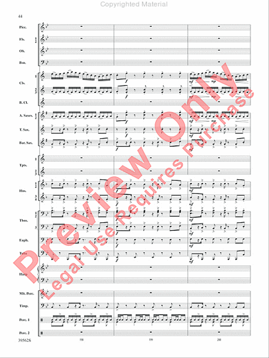 The Complete Harry Potter Concert Band scores gallery preview page 45
