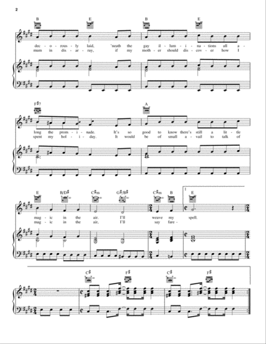 Brighton Rock Piano, Vocal, Guitar scores gallery preview page 2