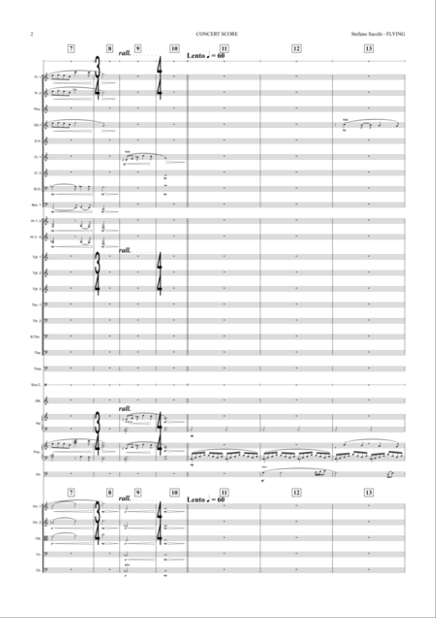 Flying - Sognando di Volare Full Orchestra scores gallery preview page 5