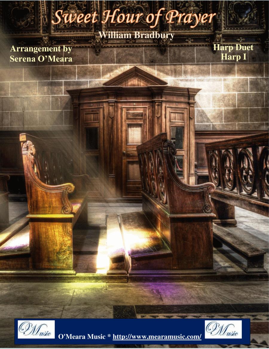 Sweet Hour of Prayer, Harp I Celtic Harp scores gallery preview page 1