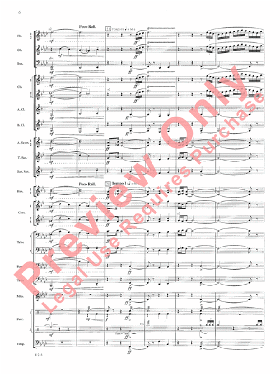 Scenes of Wonder Concert Band scores gallery preview page 7