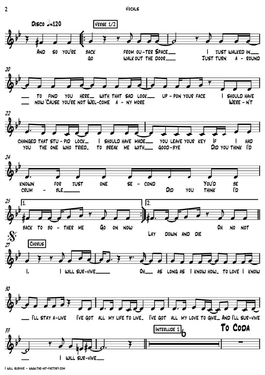 I Will Survive Jazz Ensemble scores gallery preview page 3