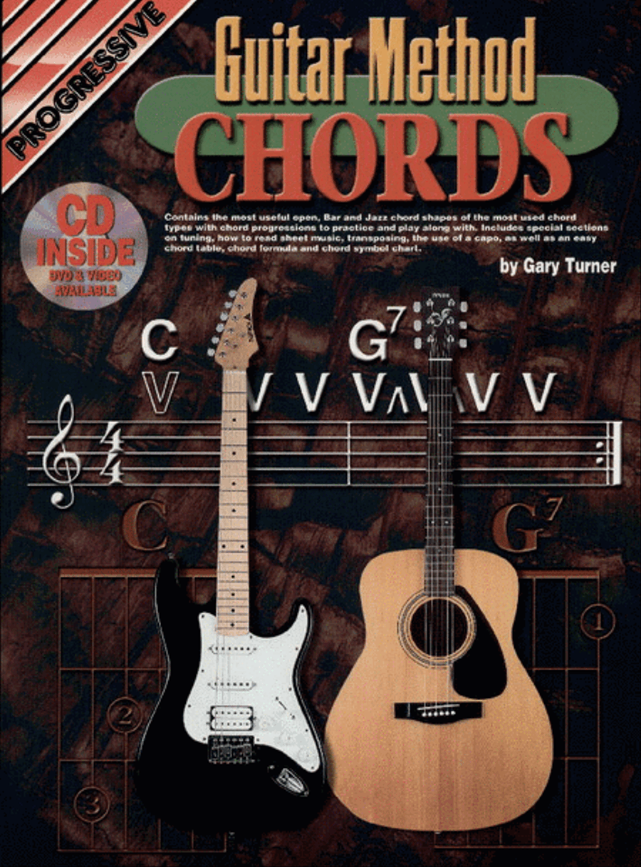 Progressive Guitar Method Chords (Book/CD/DVD) Easy Guitar scores gallery preview page 1