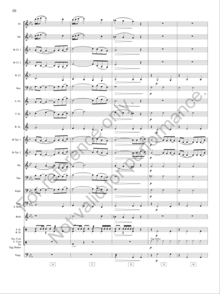 Pioneer Ballads Pioneer Ballads Concert Band scores gallery preview page 11