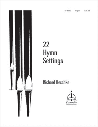 Book cover for 22 Hymn Settings