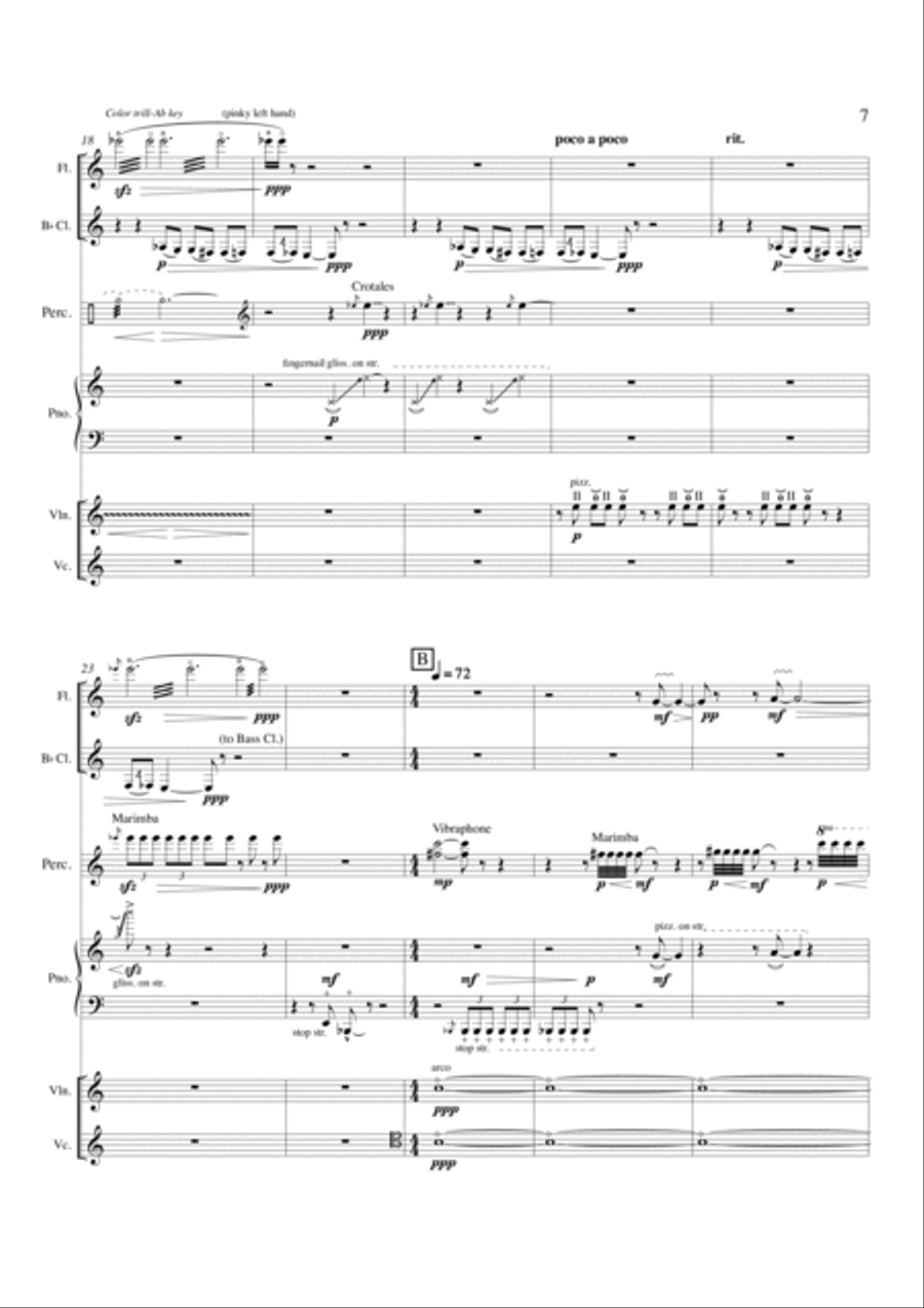 Cloud Earth Cloud Earth Clarinet scores gallery preview page 5