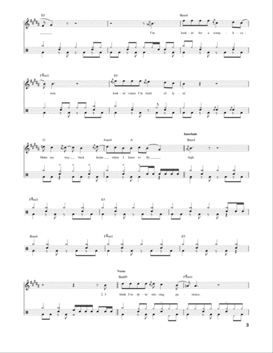 Learn To Fly Learn To Fly Drum Set scores gallery preview page 3