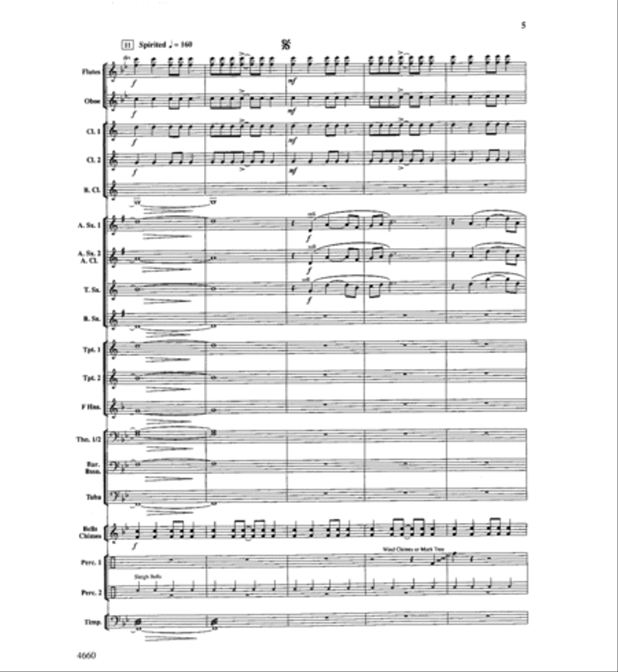 Tribute and Triumph Tribute and Triumph Concert Band scores gallery preview page 4