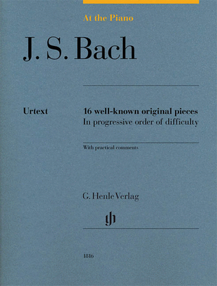 Book cover for J.S. Bach: At the Piano