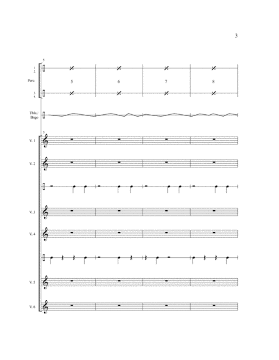 Trepute Martela Trepute Martela Women's Choir scores gallery preview page 3