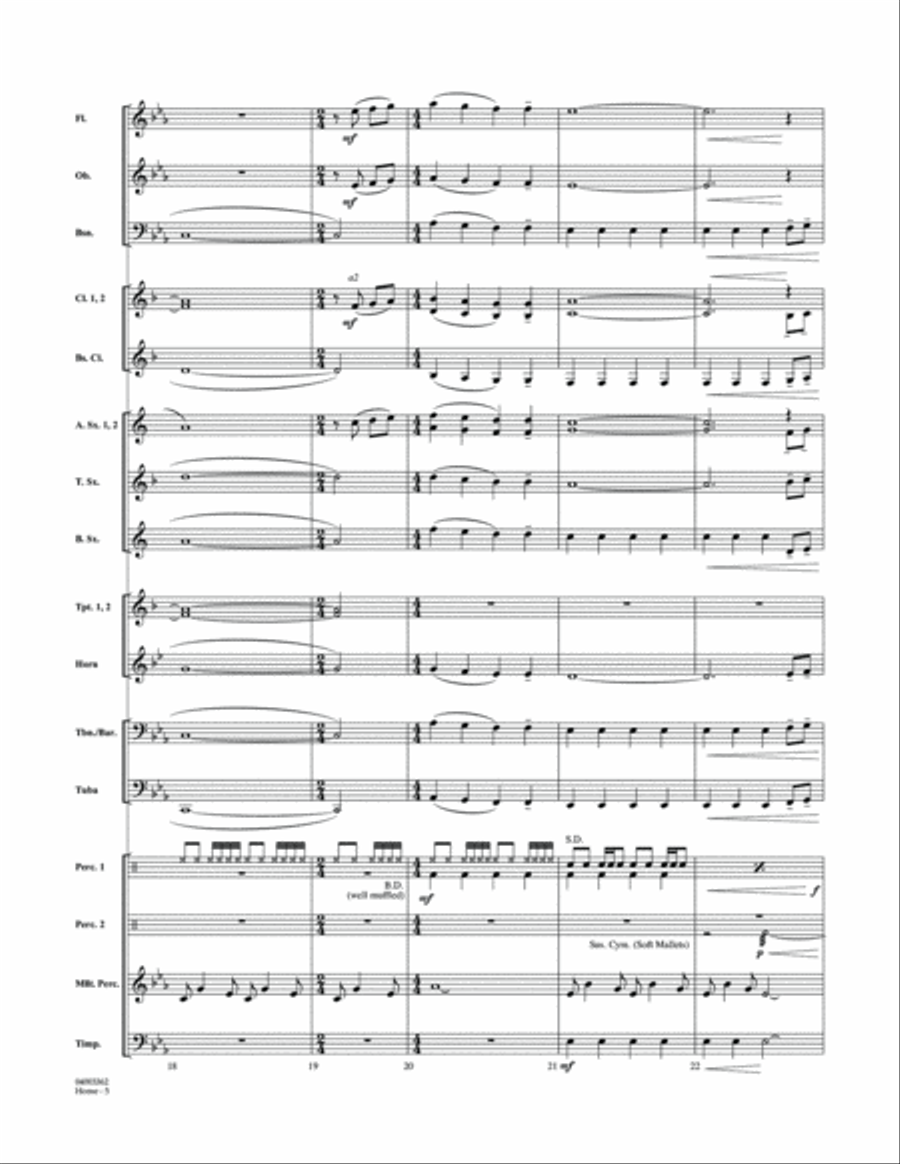 Home - Conductor Score (Full Score) Concert Band scores gallery preview page 5
