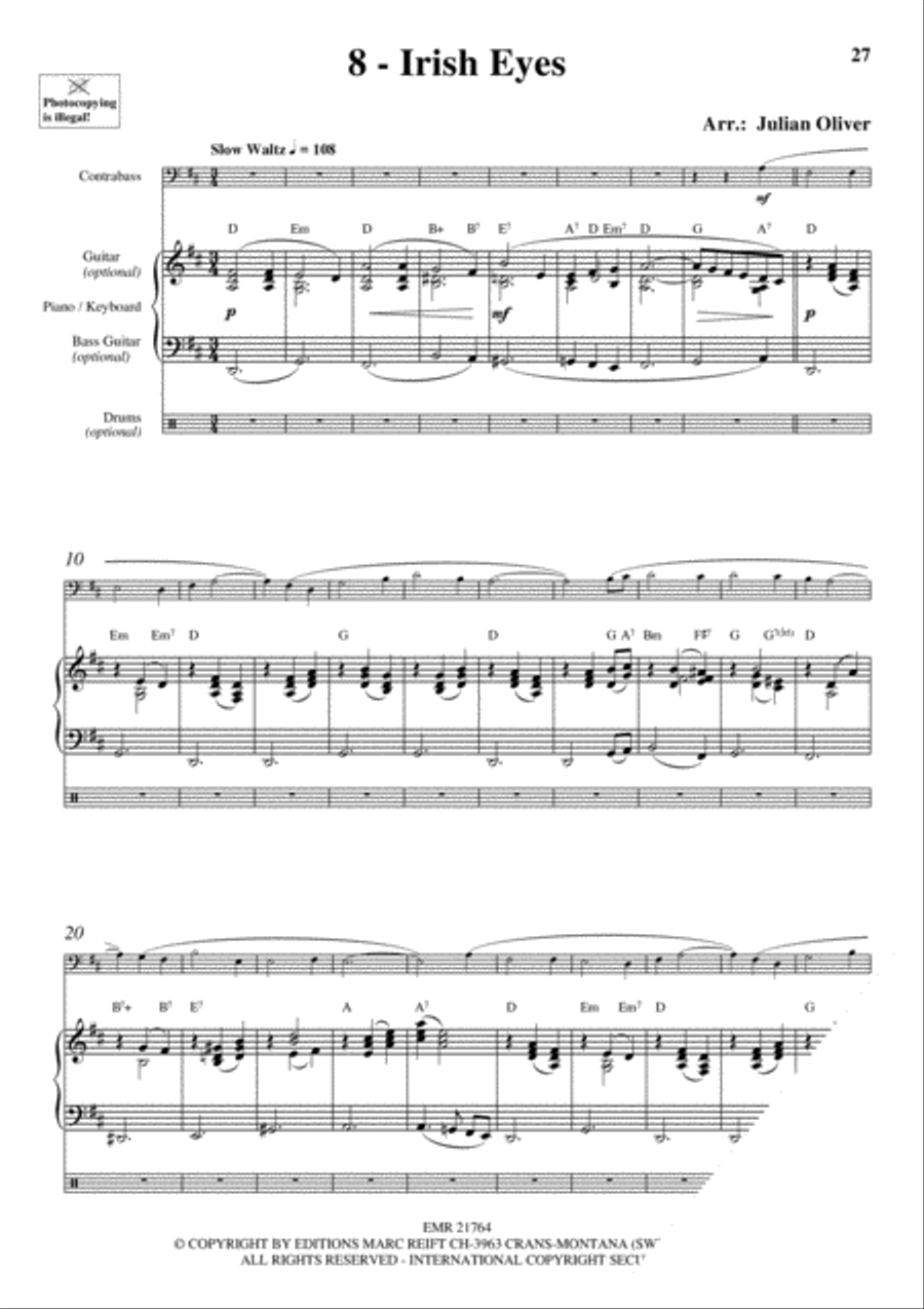 20 Celtic Hits Double Bass scores gallery preview page 10