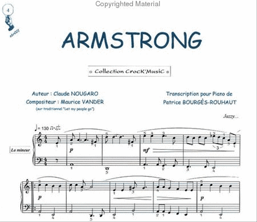 Armstrong (Collection CrocK'MusiC) Piano Solo scores gallery preview page 2