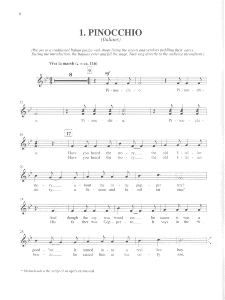 Pinocchio - CD Preview Pak Choir scores gallery preview page 3