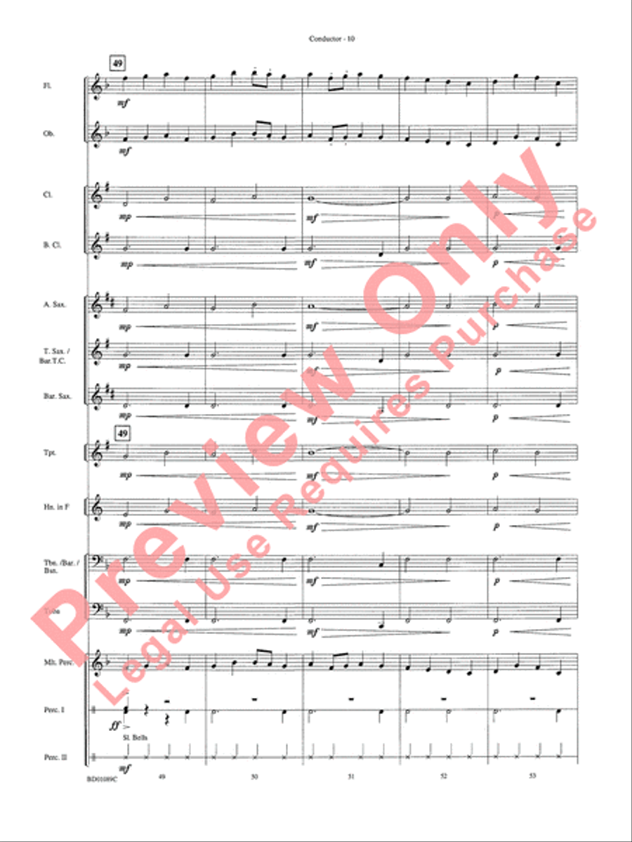 Ceremonium Concert Band scores gallery preview page 13