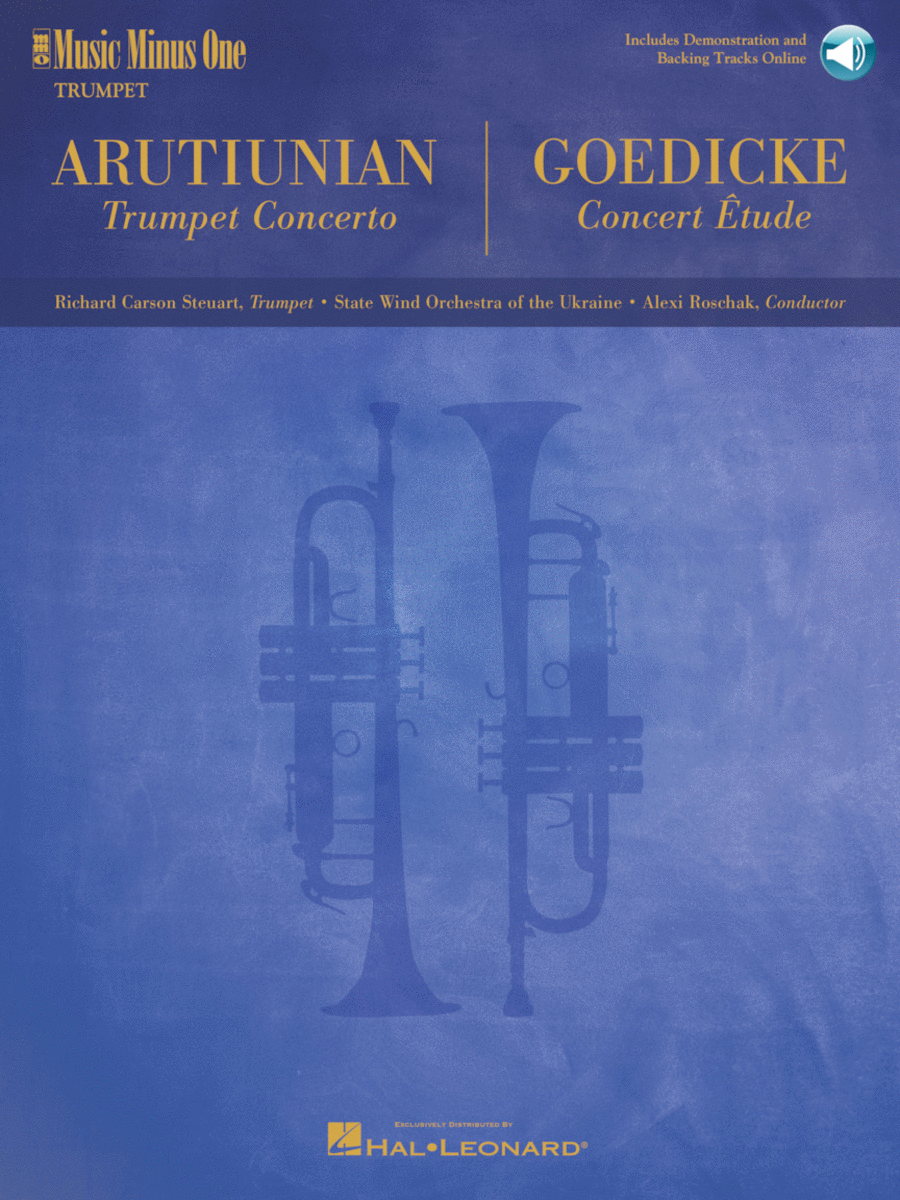 ARUTIUNIAN Concerto for Trumpet/Cornet & Concert Band / GOEDICKE Concert Etude Concert Band scores gallery preview page 1