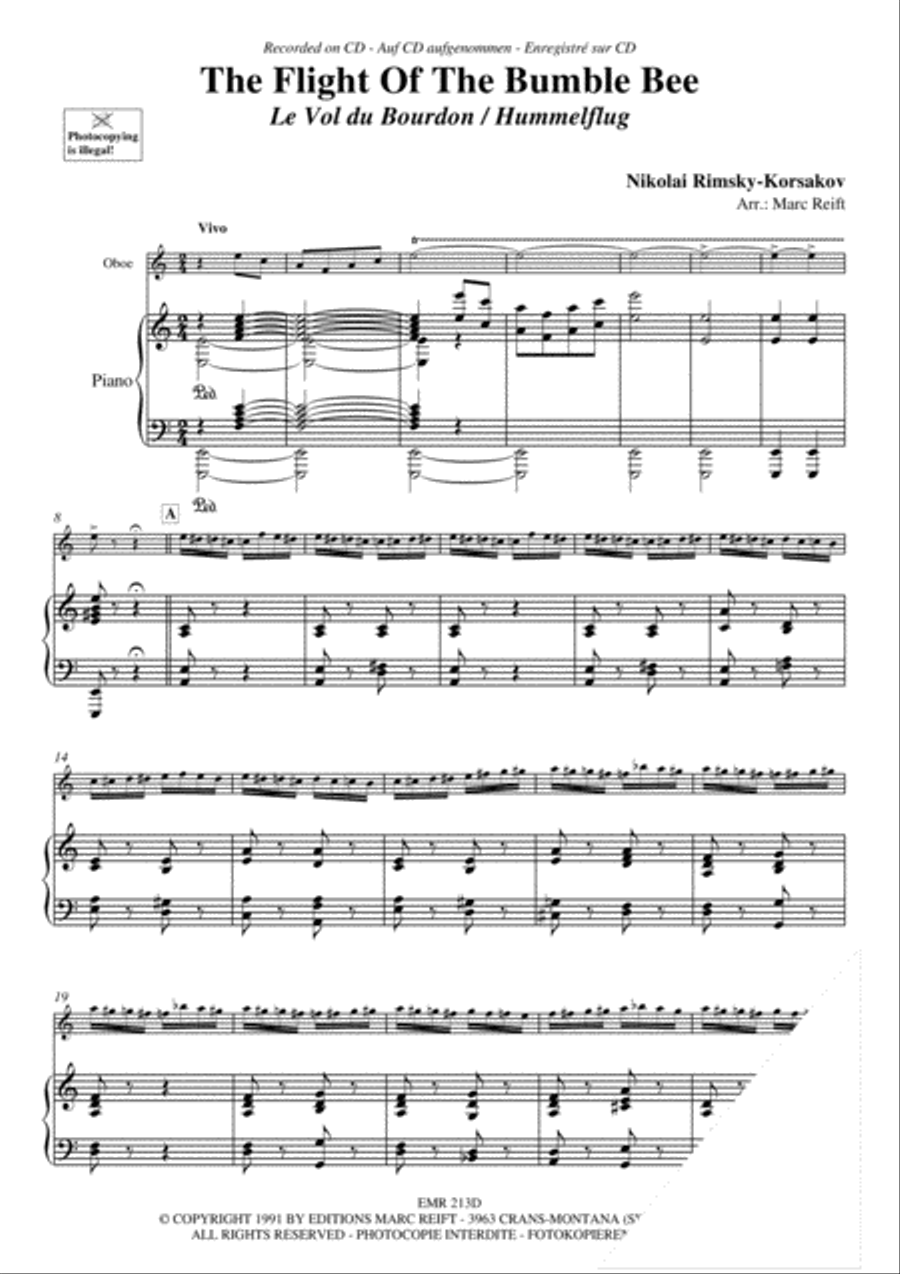 The Flight Of The Bumble Bee Piano Accompaniment scores gallery preview page 4