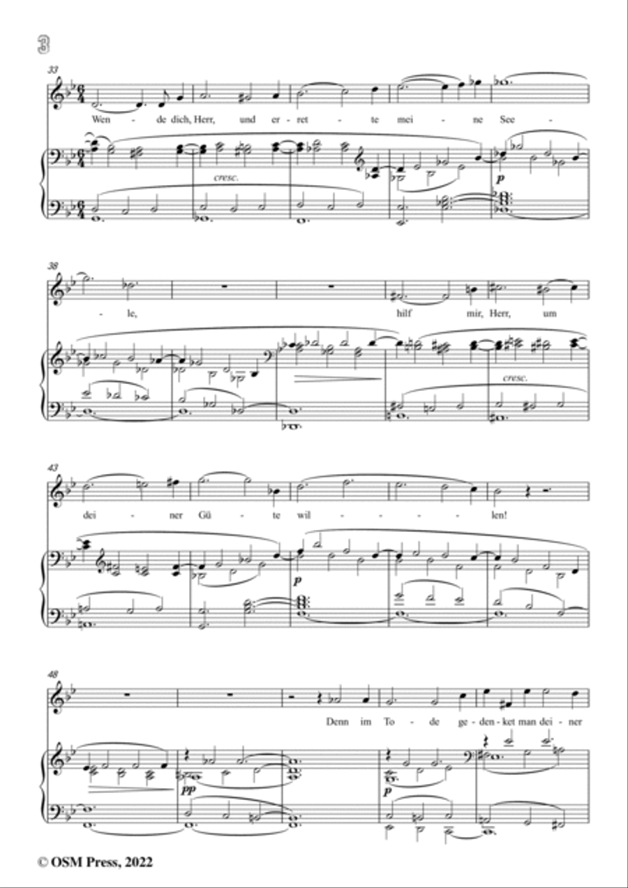 Jenner-Der 6,Psalm,in g minor,Op.9 No.2 Voice scores gallery preview page 4