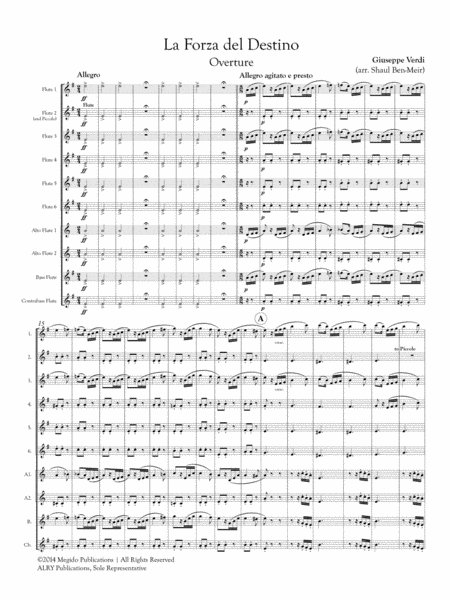La Forza del Destino Overture for Flute Orchestra