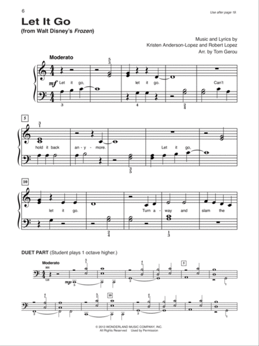 Alfred's Basic Piano Library: Popular Hits, Levels 1A & 1B (Value Pack) Piano Method scores gallery preview page 14