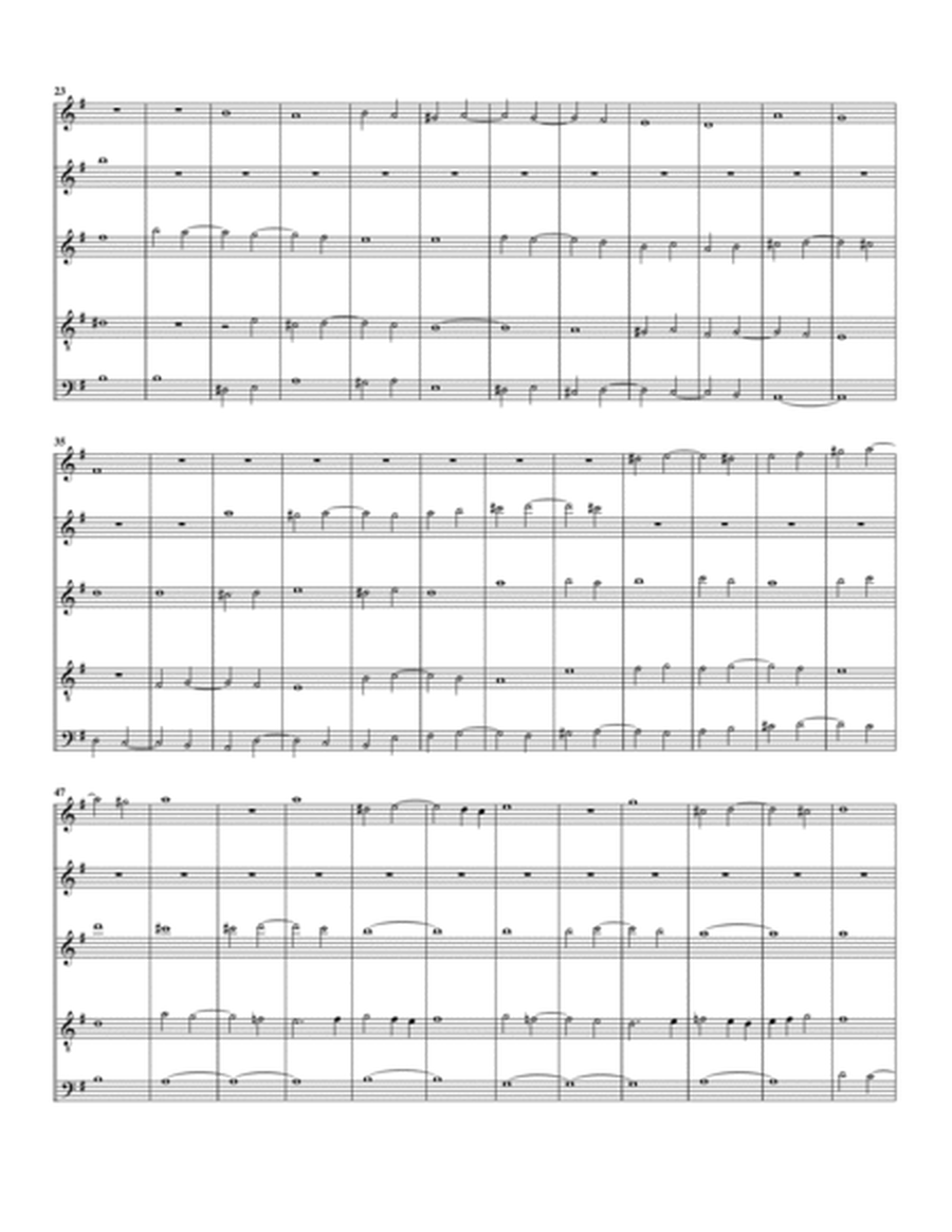 Ligaduras de 3o tono (arrangement for 5 recorders)